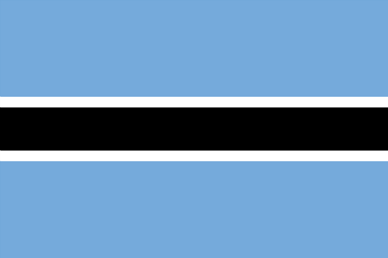 Flag Botswana