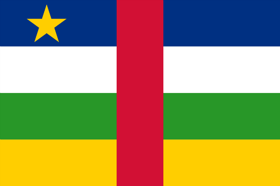 Flagge Zentralafrikanische Republik