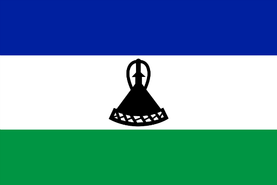 Flagge Lesotho