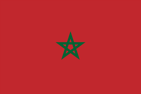 Flagge Marokko