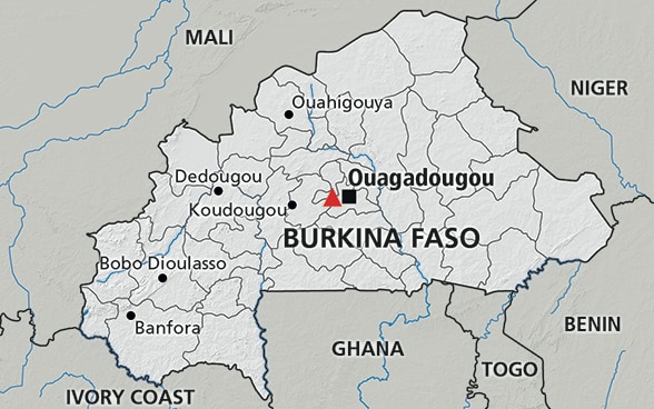 Map of Burkina Faso