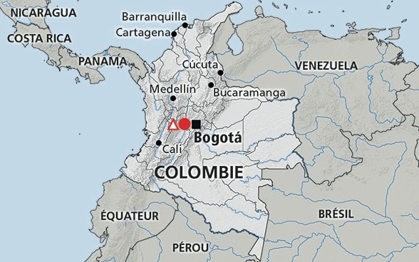 Carte de la Colombie