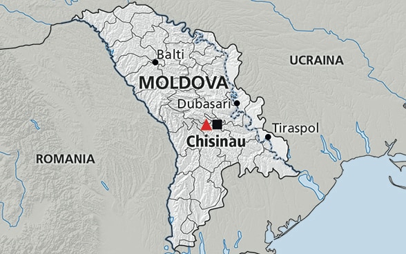 Cartina della Moldova