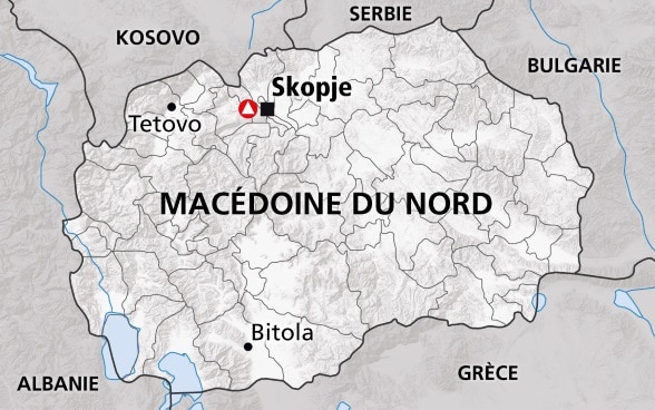Carte de la Macédonie