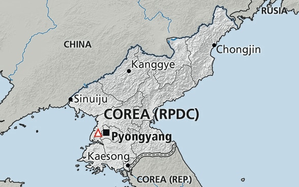 Mapa de Corea del Norte