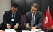 The head of the FDFA, Ignazio Cassis meets Pavlo Klimkin.