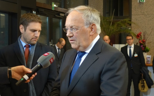 Offizieller Arbeitsbesuch von Bundesrat Johann Schneider-Ammann in Brüssel 