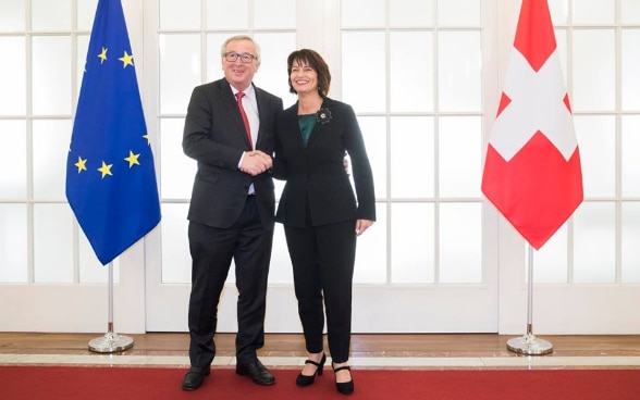 Meeting between President of the Swiss Confederation Doris Leuthard and President of the EU Commission Jean-Claude Juncker on 23 November 2017