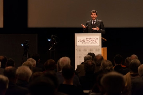 State Secretary Roberto Balzaretti speaks at the Fondation Jean Monnet pour l'Europe about Swiss-EU relations