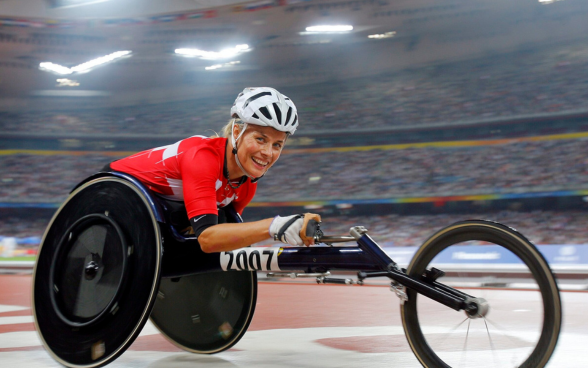 EEdith Wolf-Hunkeler, 1st Wheelchair Athlete inducted in the NYRR Hall of Fame 