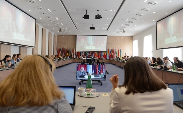 Pendant la conférence sur la torture de 2023.