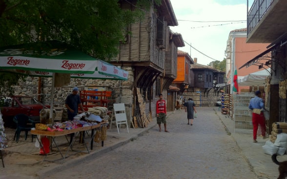 Menschen in Sozopol, Bulgarien 